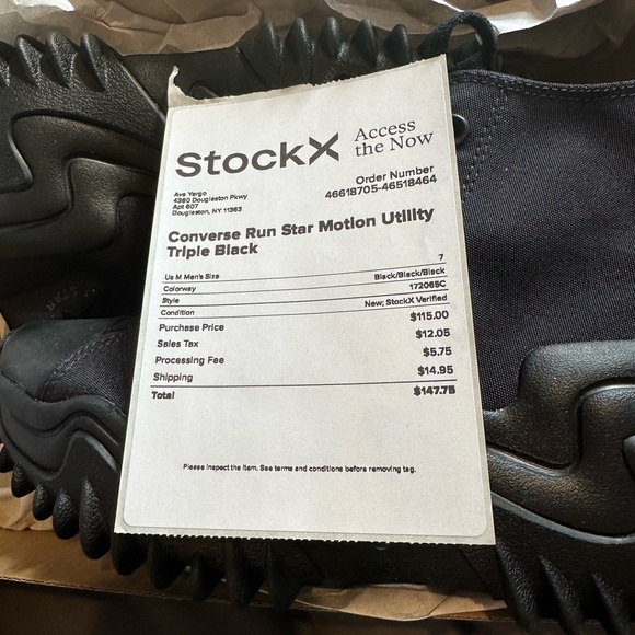 Converse Run Star Motion Utility - Triple Black - Picture 5 of 8